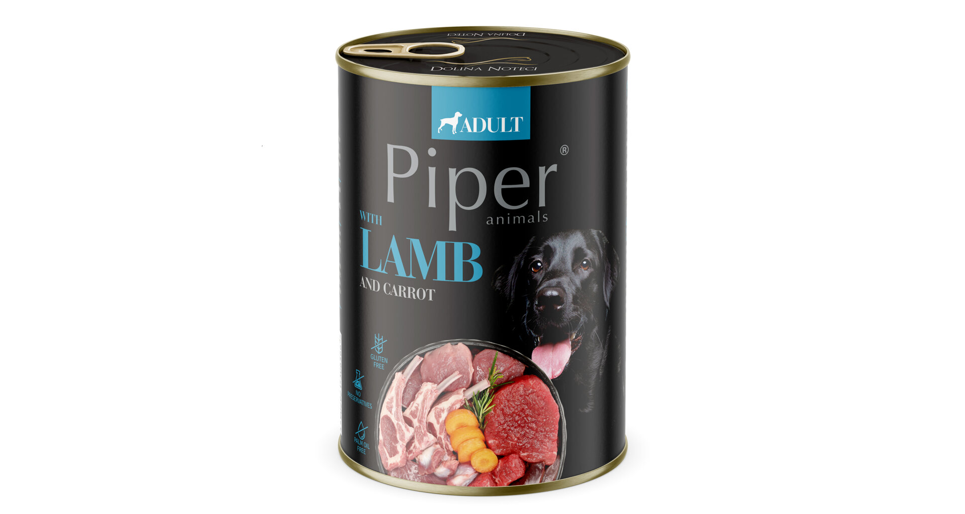 PIPER konzerva pro psy s jehněčím a mrkví 400g