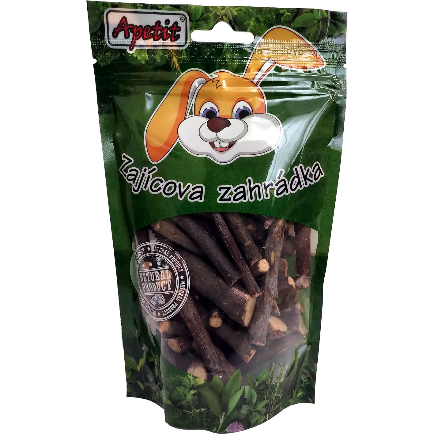 Apetit Zajícova zahrádka Větvičky jabloně sušené 100 g