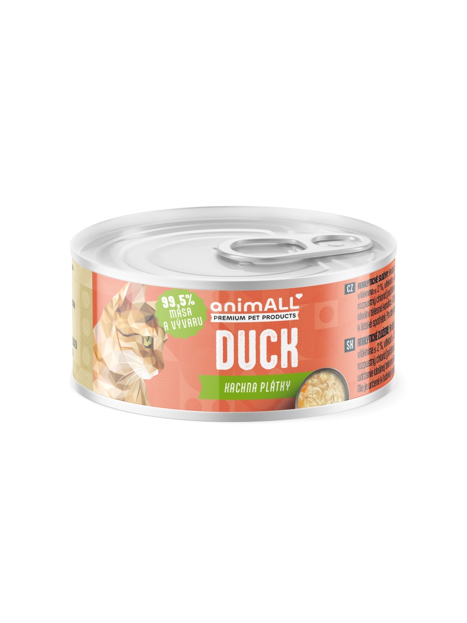 animALL Kočičí konzerva kachna plátky 80 g