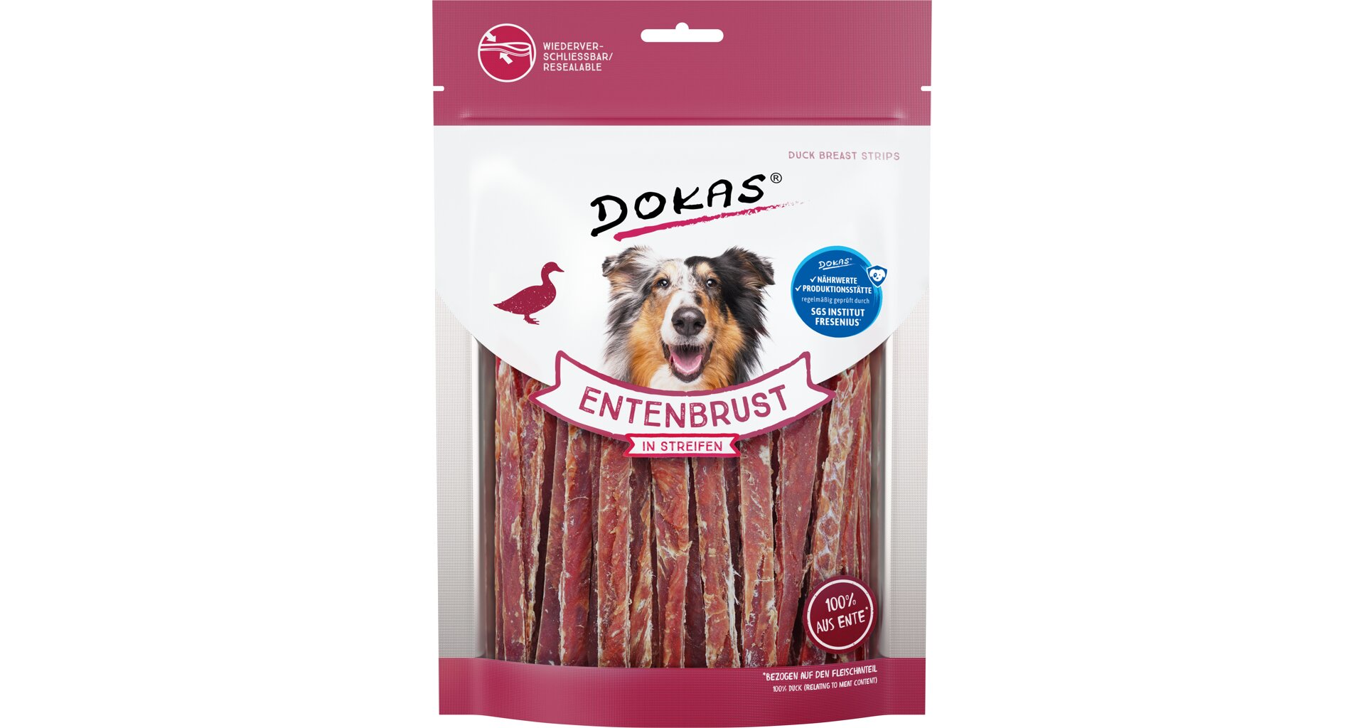 Dokas Kachní prsa proužky 250 g