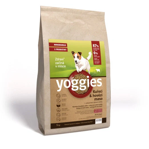 Yoggies minigranule Kuřecí & Hovězí 5 kg