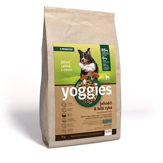 Yoggies granule Jehněčí & Bílá ryba 5 kg