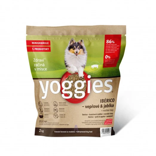 Yoggies Ibérico vepřové maso s jablky, MINIgranule 2 kg