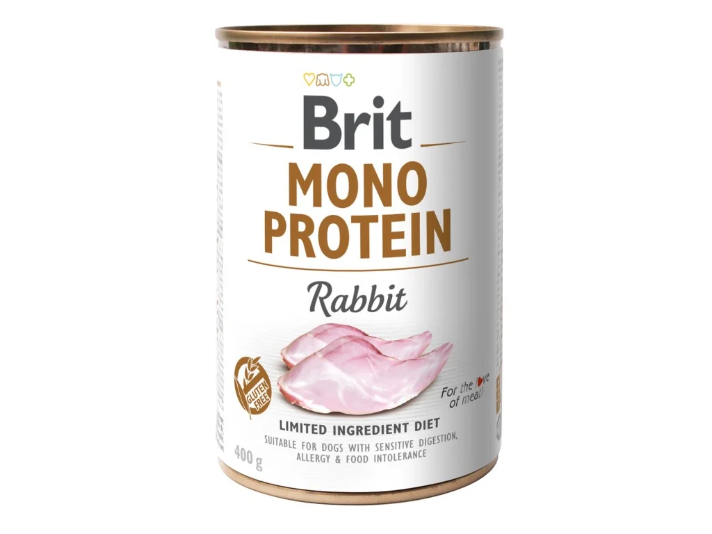 Brit monoproteinová konzerva pro psy, králičí (Mono Protein Rabbit) 400g