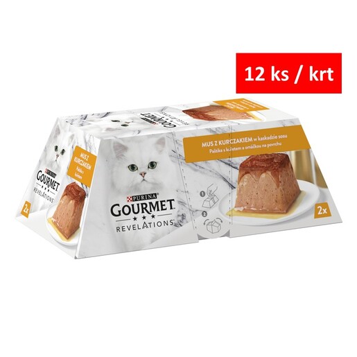 Gourmet Revelations jemná paštika s kuřetem a omáčkou 2× 57 g