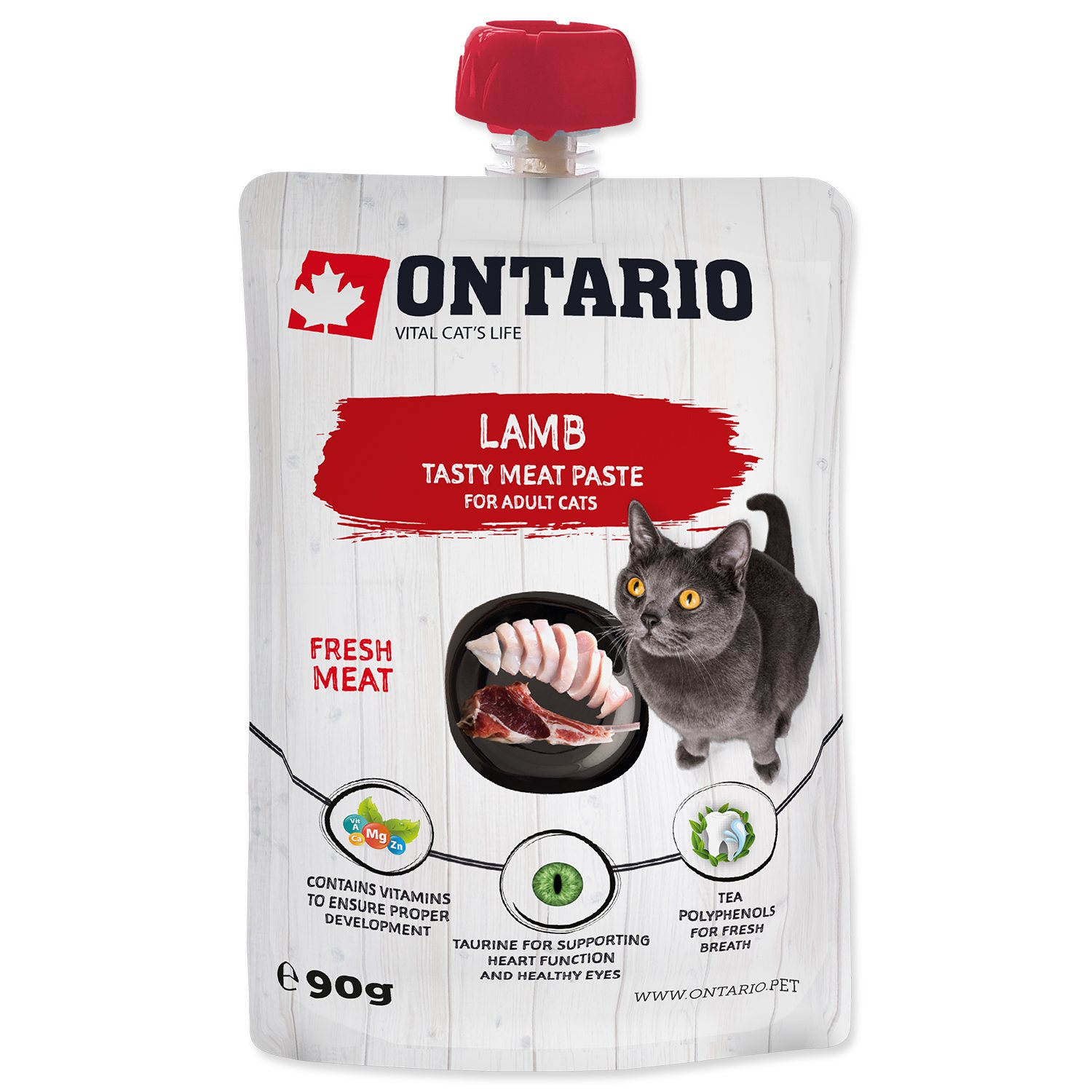 Pasta Ontario Lamb Fresh Meat Paste 90 g – jehněčí
