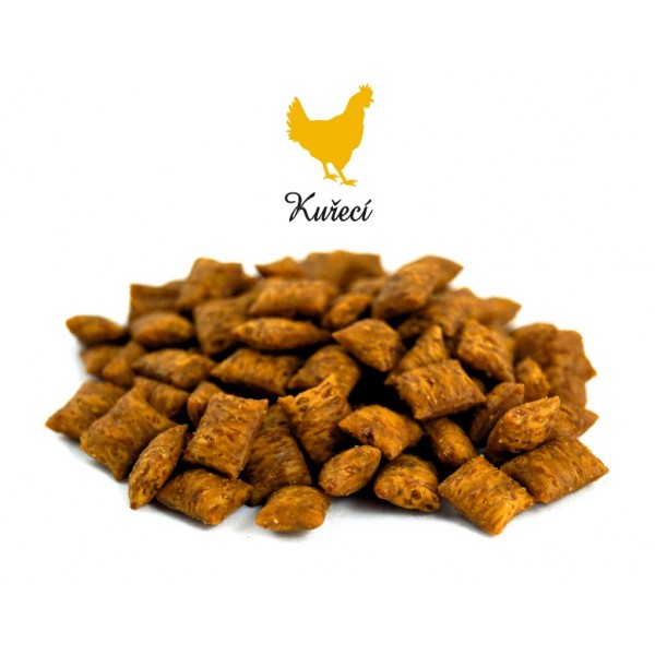 FINE DOG MINI Plněné polštářky KUŘECÍ 80g