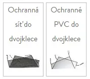 Ochranná síť  - dvojklec