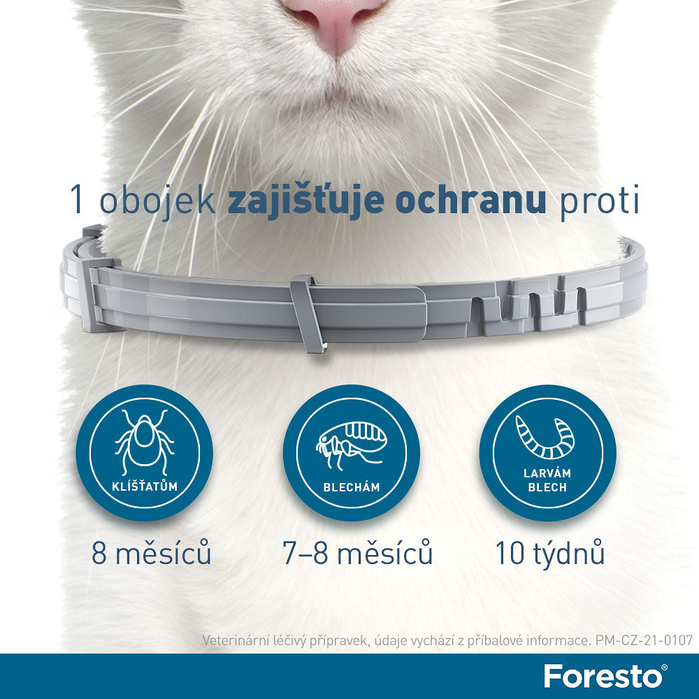 Foresto obojek antiparazitní 38cm
