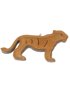 animALL Hračka Tygr, kůže podložená plstí 18x11cm
