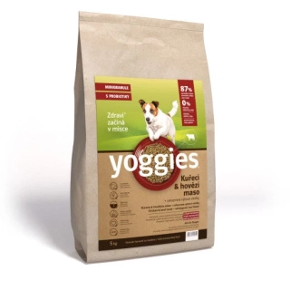 Yoggies minigranule Kuřecí & Hovězí 5 kg