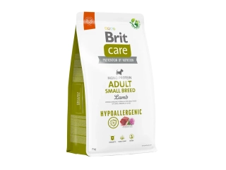 Brit Care granule pro dospělé psy malých plemen, jehněčí a rýže (Adult Small Breed Lamb) 7kg
