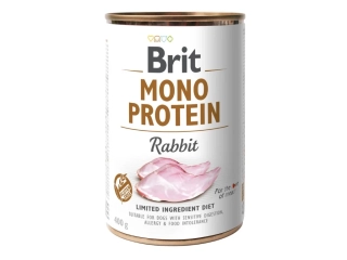 Brit monoproteinová konzerva pro psy, králičí (Mono Protein Rabbit) 400g