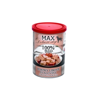 MAX kostky libové svaloviny 400 g – vepřová a hovězí svalovina