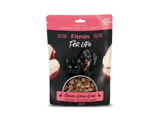 Fitmin For Life Mrazem sušená kachní pochoutka 30 g – pro psy i kočky