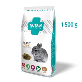 NUTRIN Complete Králík Junior 1500 g – kompletní krmivo pro mladé králíky