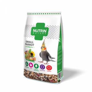 NUTRIN Nature Malý papoušek 1000 g – kompletní krmivo pro malé papoušky, semena s ovocem
