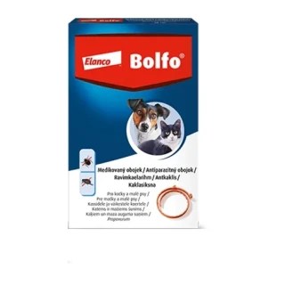 Bolfo obojek pro kočky a malé psy 38 cm – antiparazitní obojek proti klíšťatům a blechám