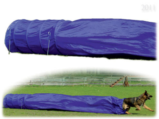 Tunel DF Agility modrý pytlový 60cm, 5,25m