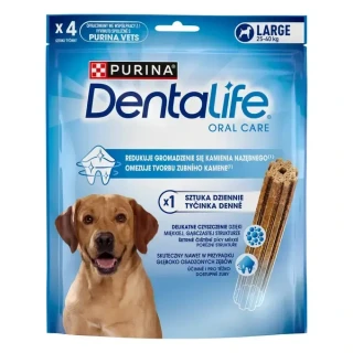 DentaLife dentální pamlsky Large 142 g – žvýkací tyčinky pro psy 25–40 kg