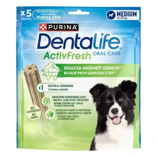 DentaLife ActivFresh Medium 115 g – dentální pamlsky pro psy 12–25 kg