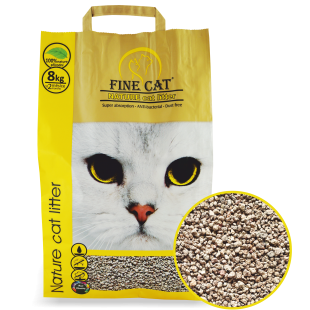 FINE CAT Nature cat litter hrudkující stelivo 8kg