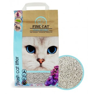 FINE CAT WHITE Fresh hrudkující stelivo s vůní 6kg