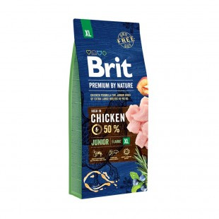 Brit Premium by Nature Junior XL 15 kg – granule pro štěňata obřích plemen