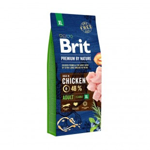 Brit Premium by Nature Adult XL 15 kg – granule pro dospělé psy obřích plemen