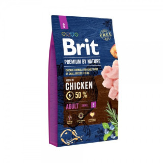 Brit Premium by Nature Adult S 8 kg – granule pro dospělé psy malých plemen
