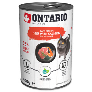 Ontario konzerva Hovězí paté s lososem 400 g