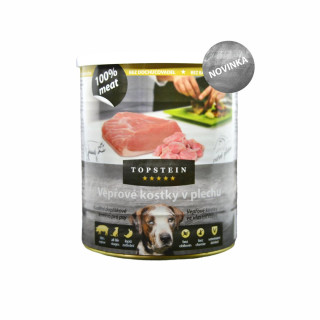 Topstein Vepřové kostky v plechu 800 g